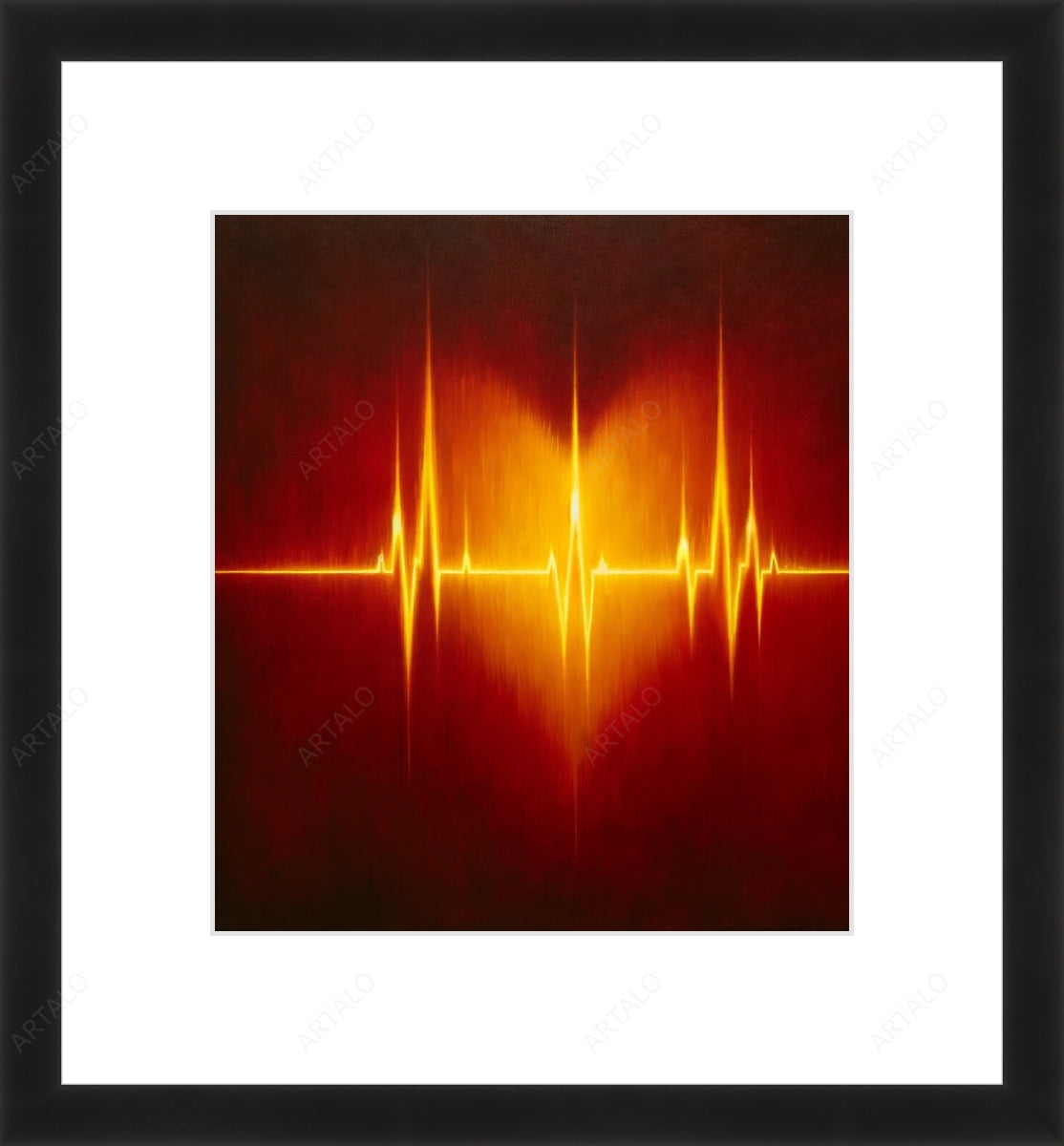 Frame, Mat and Acrylic SimulArt