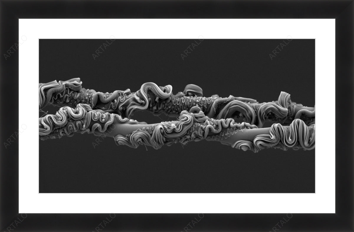 Frame, Mat and Acrylic SimulArt