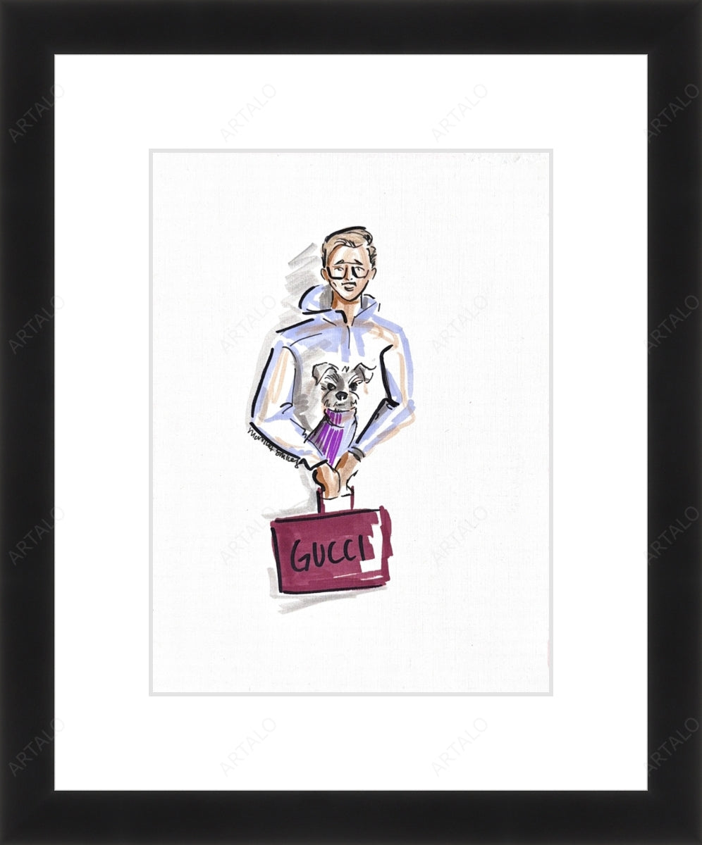 Frame, Mat and Acrylic SimulArt