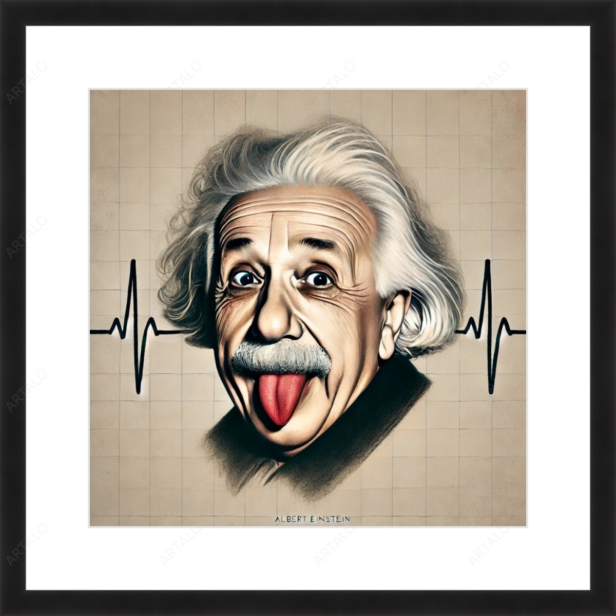 Frame, Mat and Acrylic SimulArt