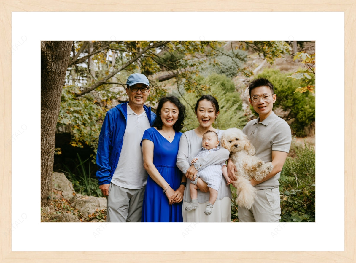 Frame, Mat and Acrylic SimulArt