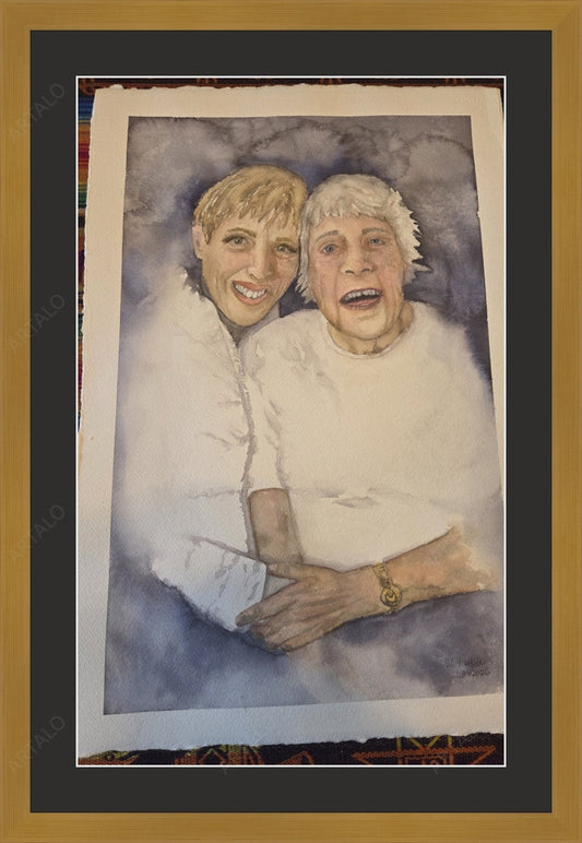Frame, Mat and Acrylic SimulArt
