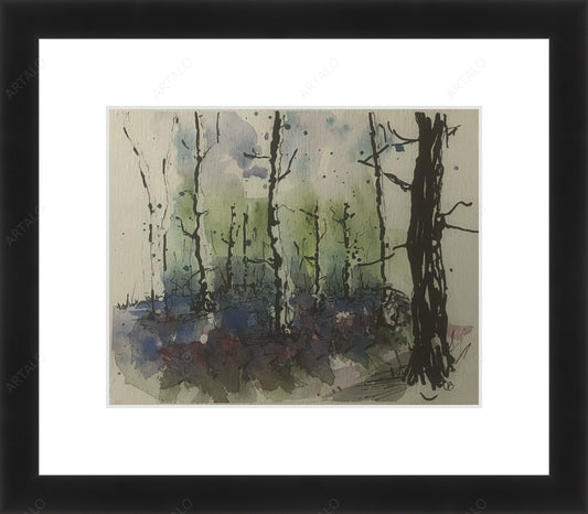 Frame, Mat and Acrylic SimulArt