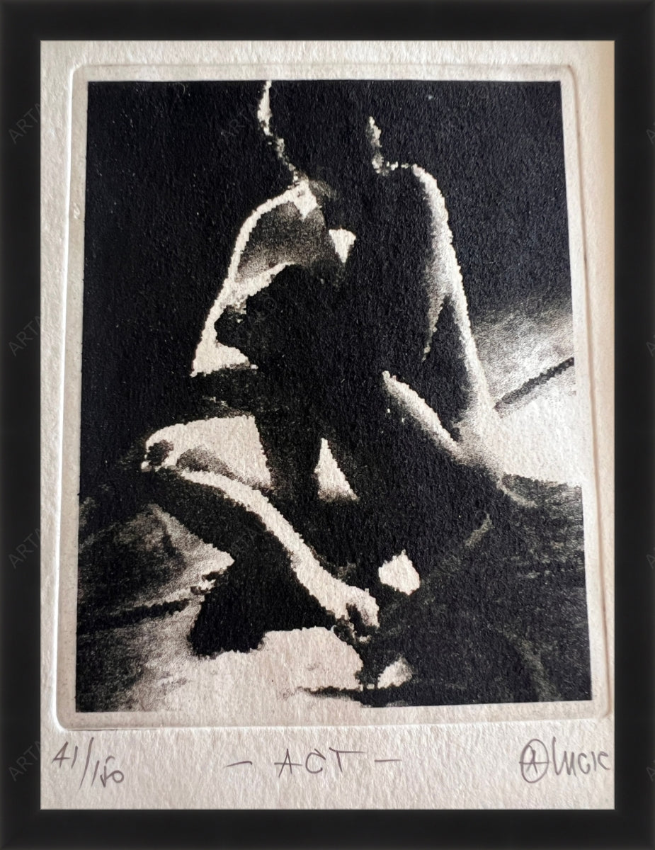 Frame, Mat and Acrylic SimulArt