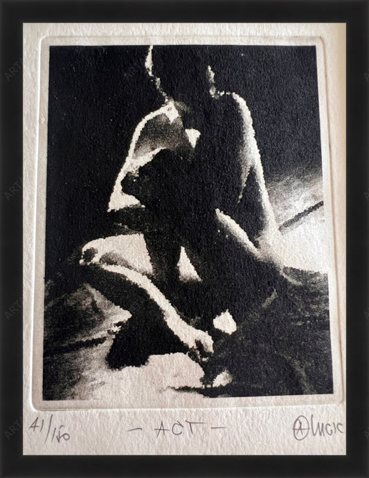 Frame, Mat and Acrylic SimulArt