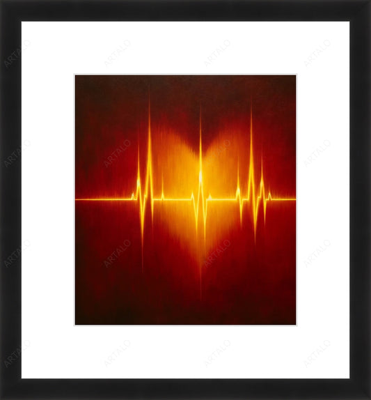 Frame, Mat and Acrylic SimulArt