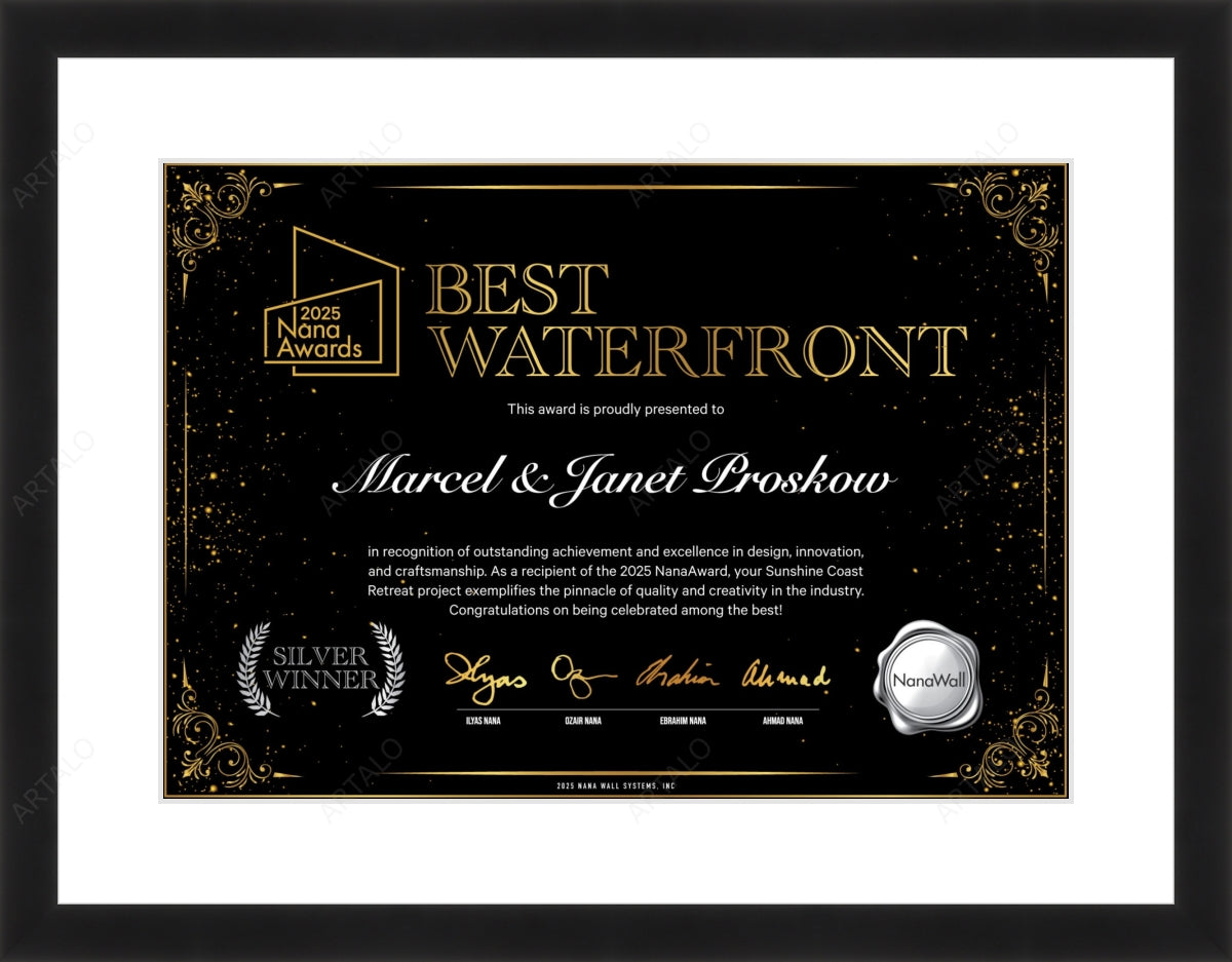 Frame, Mat and Acrylic SimulArt