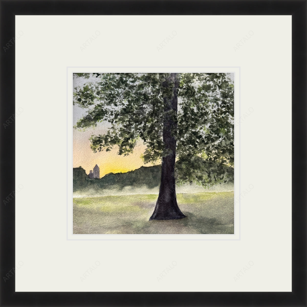 Frame, Mat and Acrylic SimulArt