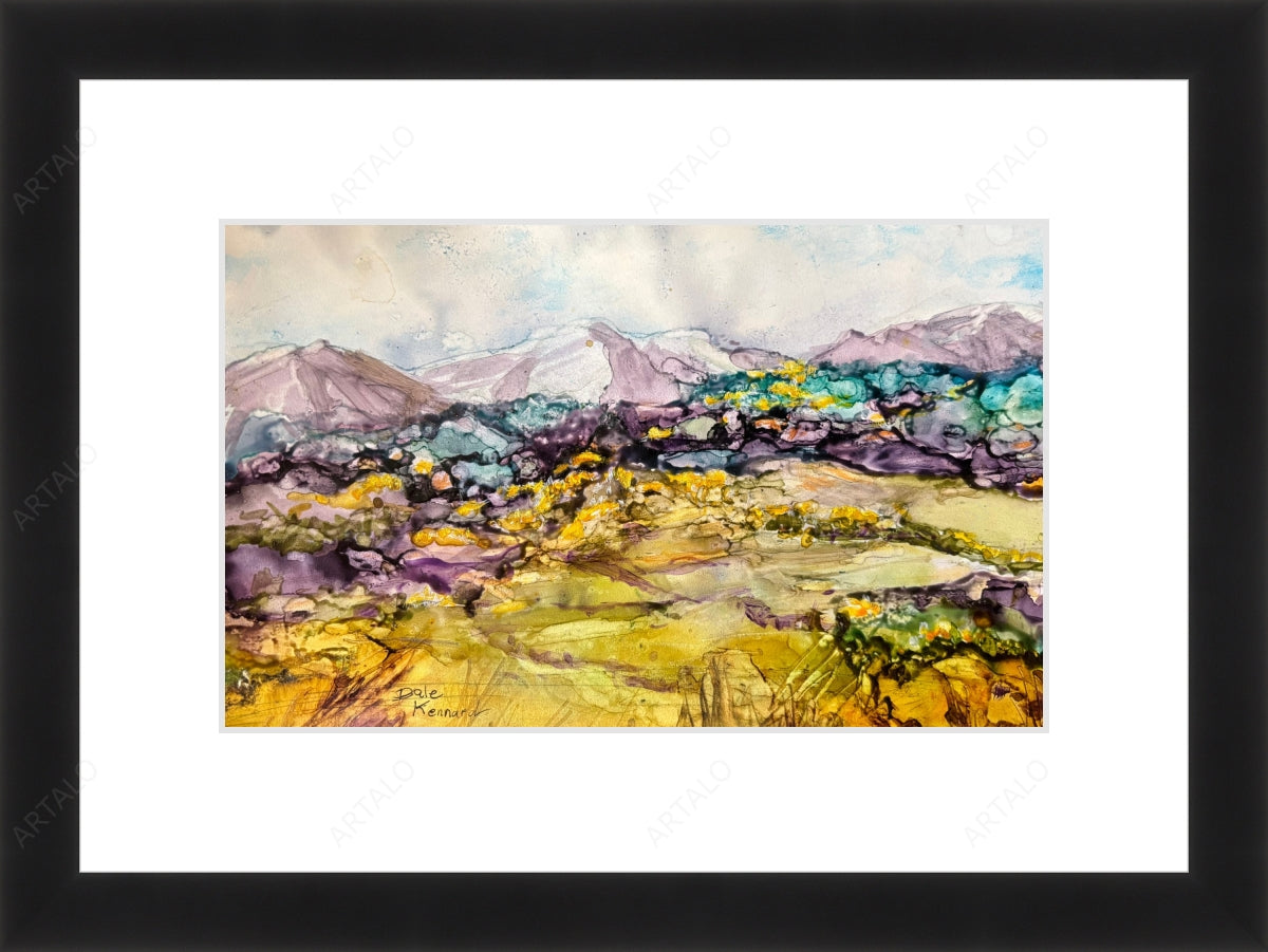 Frame, Mat and Acrylic SimulArt