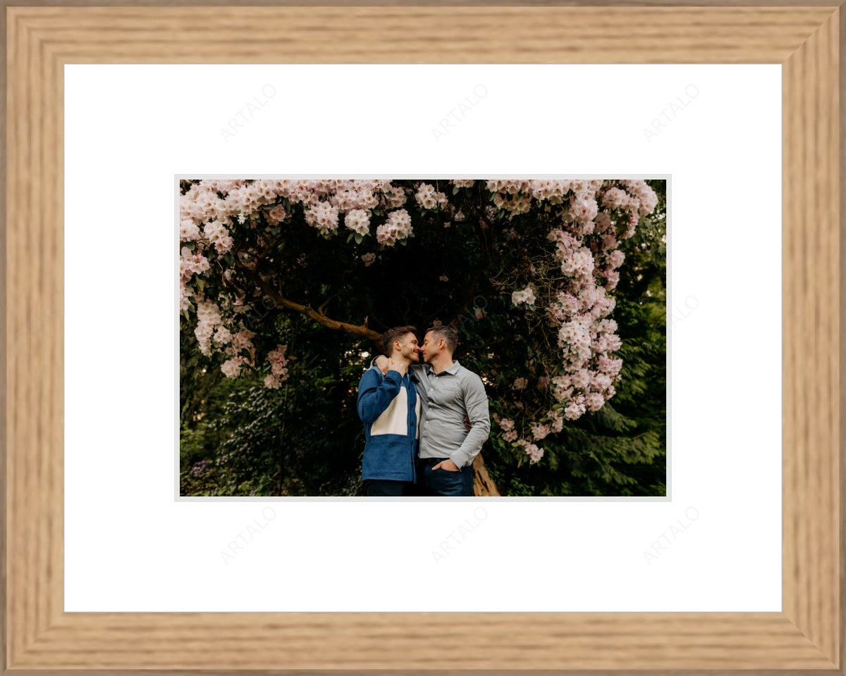 Frame, Mat and Acrylic SimulArt