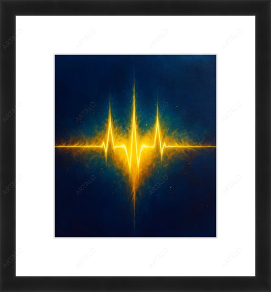 Frame, Mat and Acrylic SimulArt