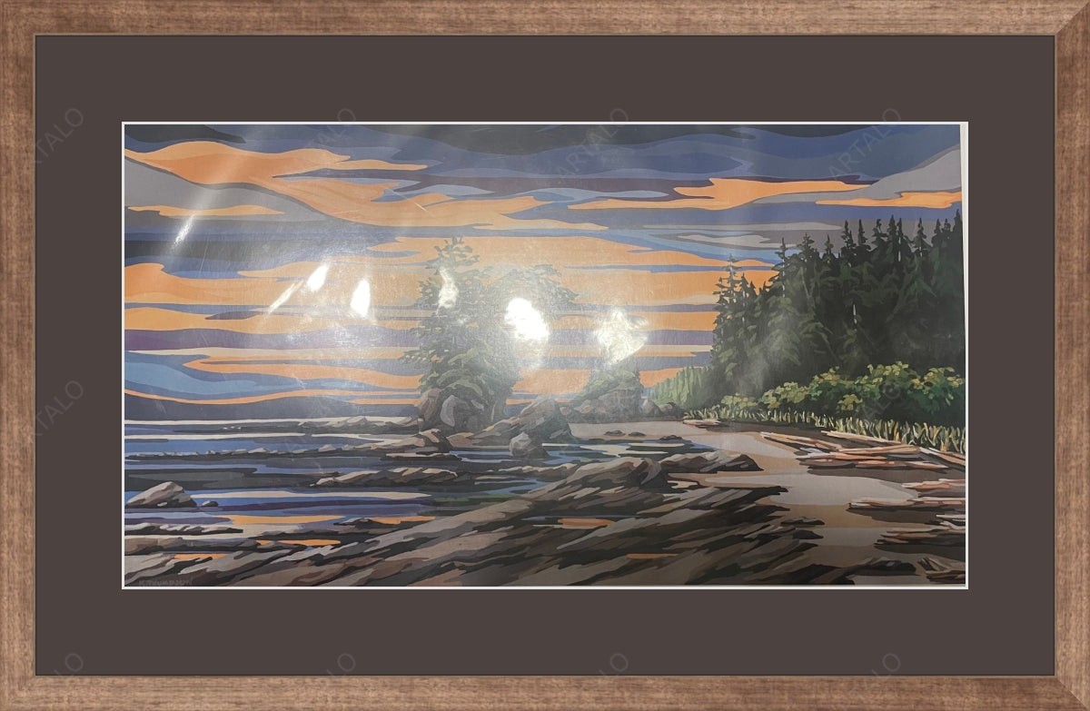 Frame, Mat and Acrylic SimulArt