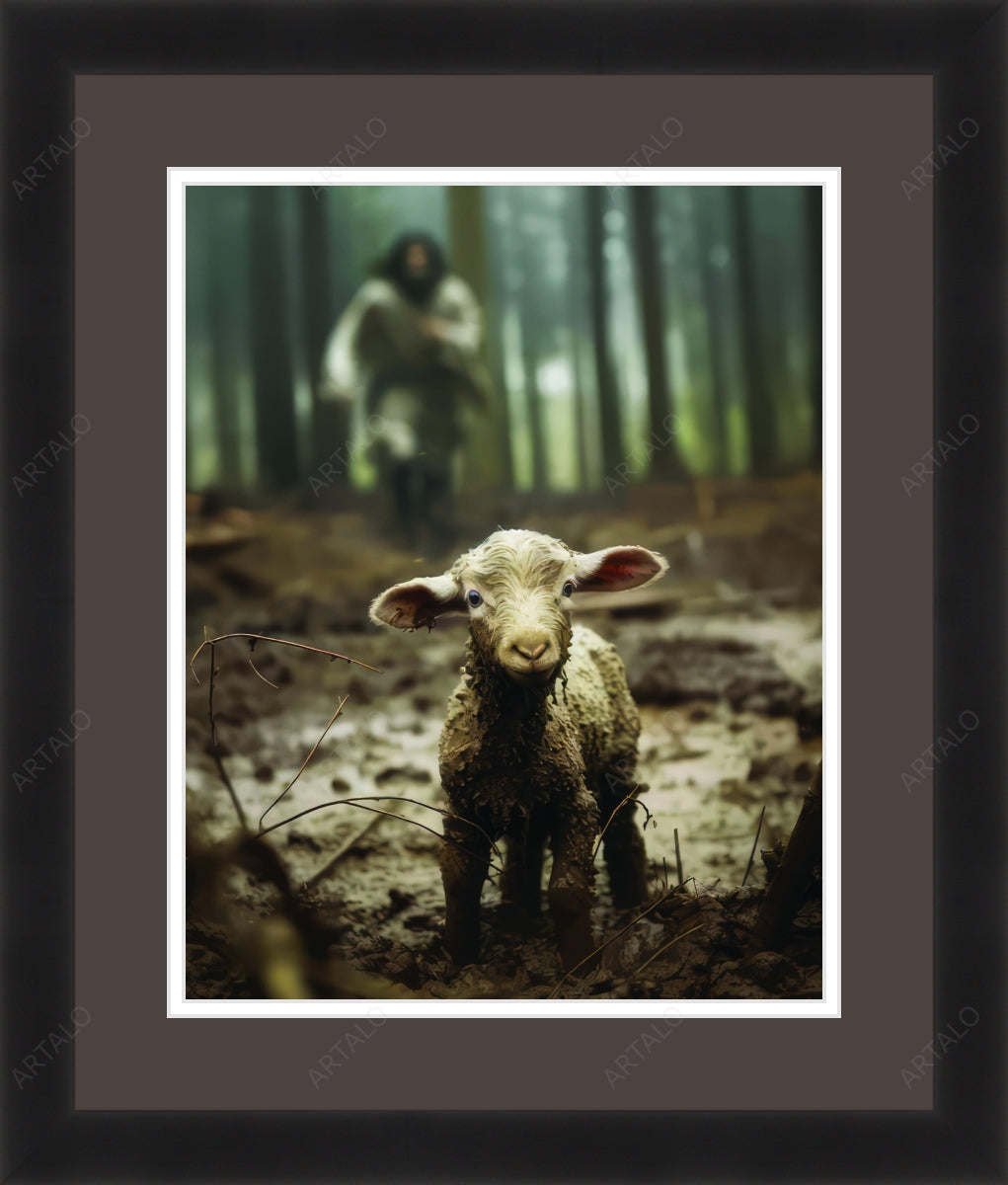Frame, Mat and Acrylic SimulArt