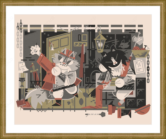 Frame, Mat and Acrylic SimulArt