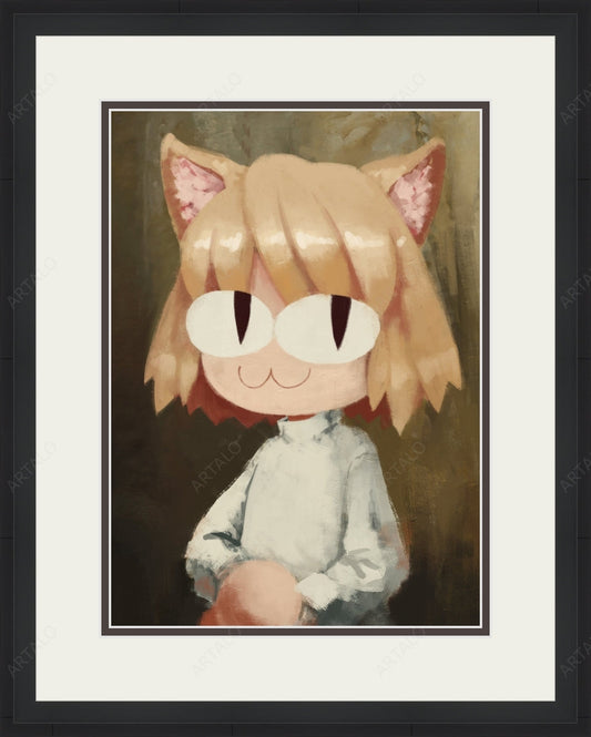 Frame, Mat and Acrylic SimulArt