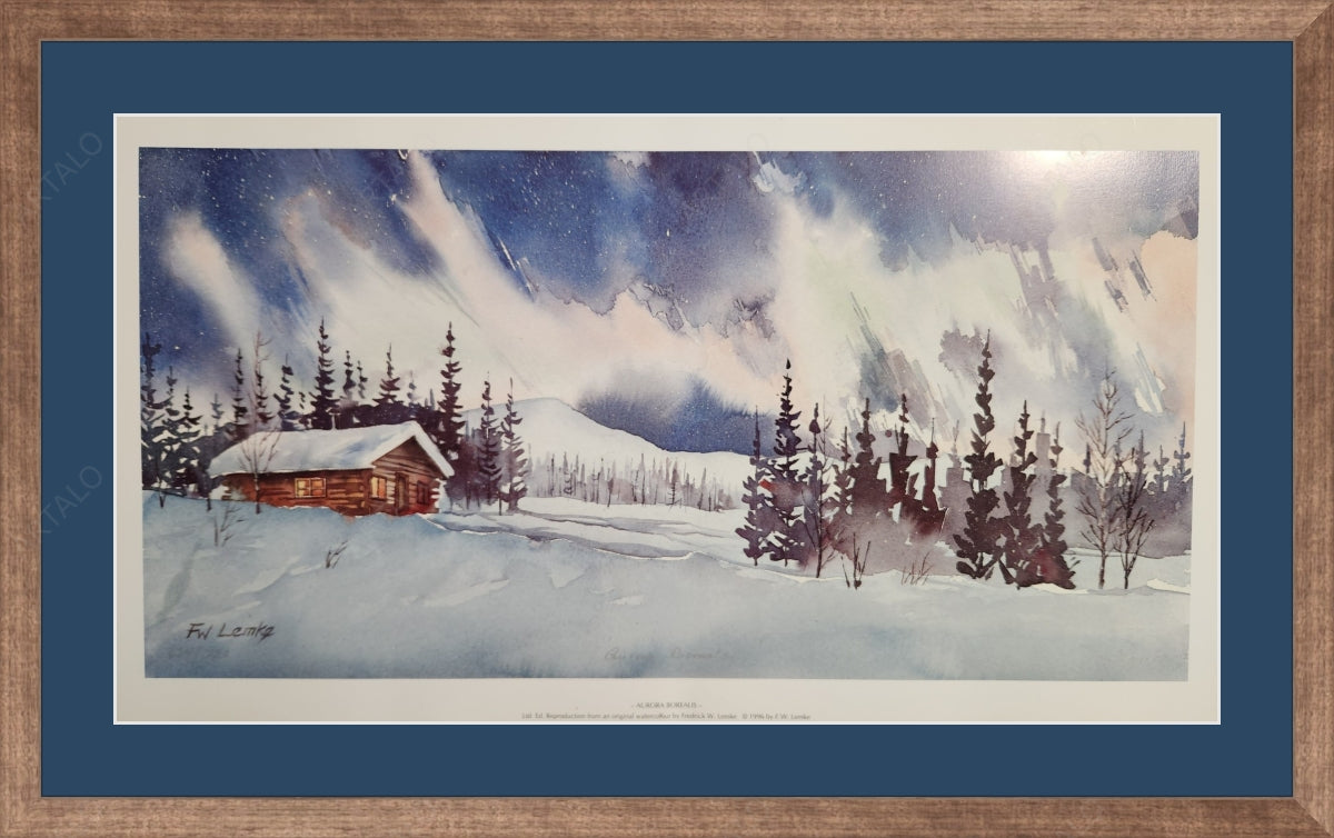 Frame, Mat and Acrylic SimulArt