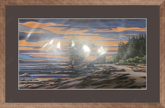 Frame, Mat and Acrylic SimulArt