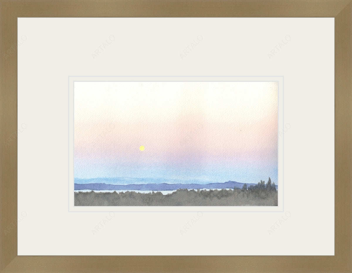 Frame, Mat and Acrylic SimulArt