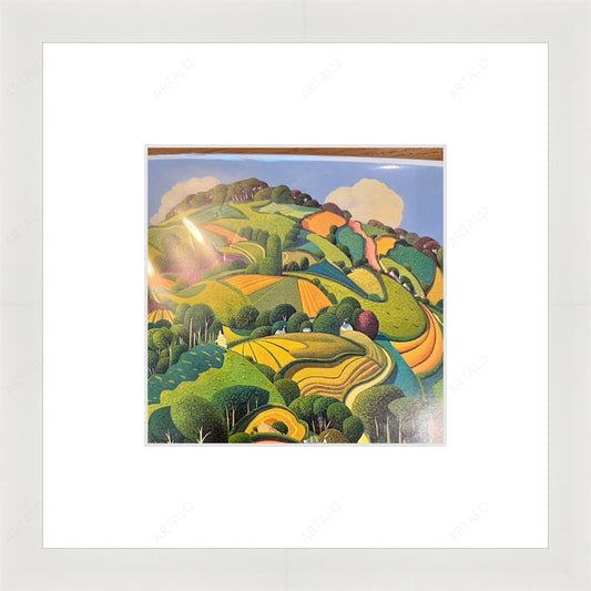 Frame, Mat and Acrylic SimulArt