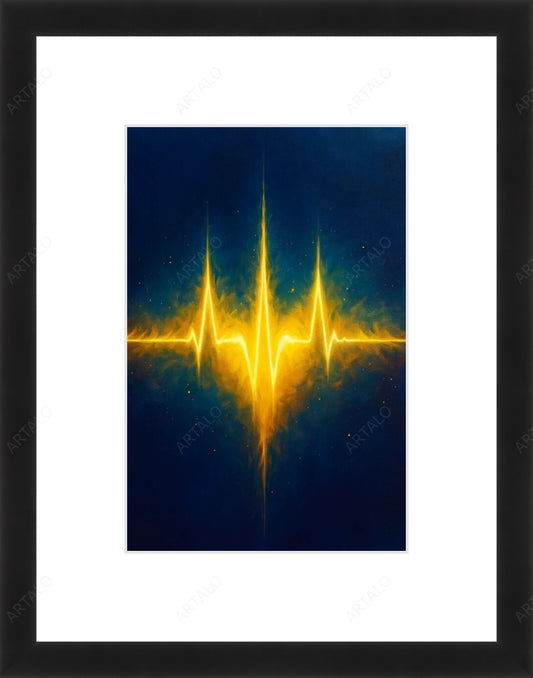 Frame, Mat and Acrylic SimulArt