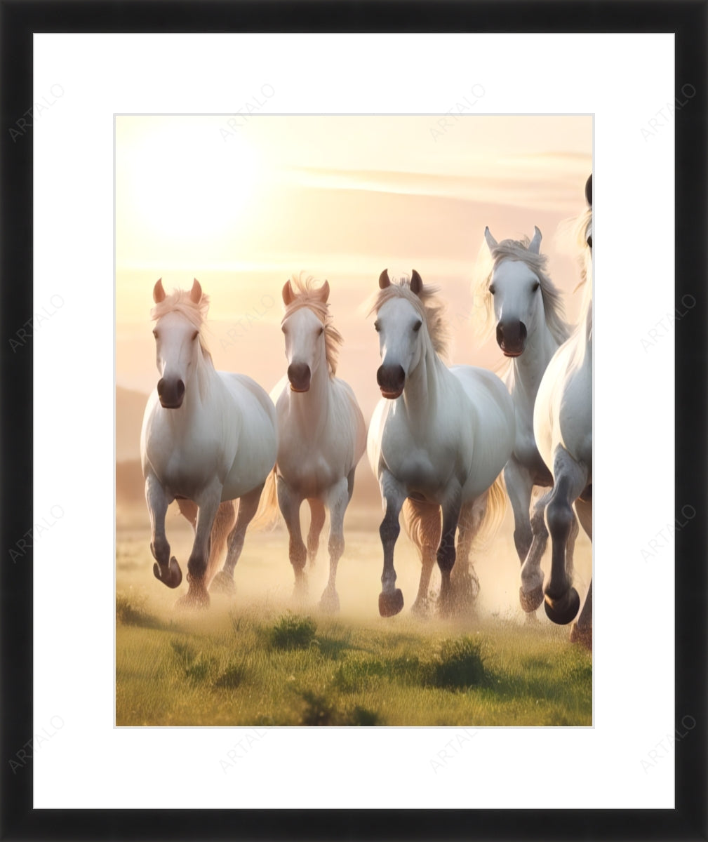 Frame, Mat and Acrylic SimulArt