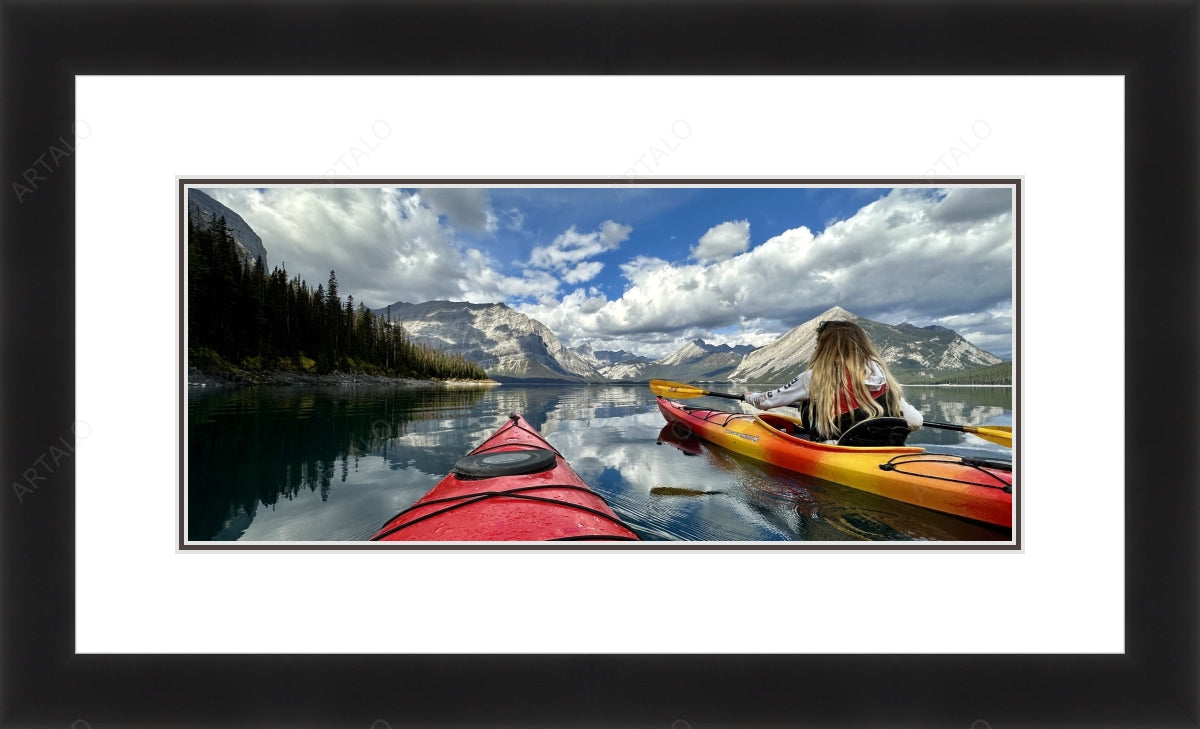 Frame, Mat and Acrylic SimulArt