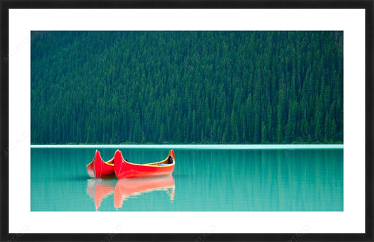 Frame, Mat and Acrylic SimulArt