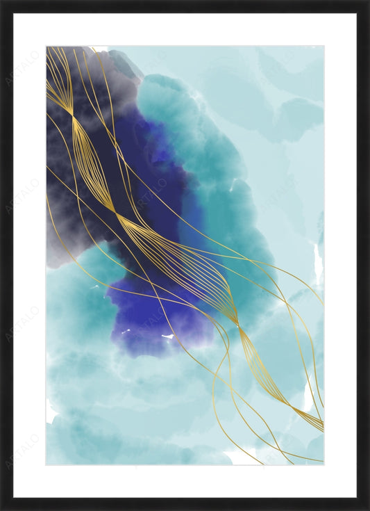 Frame, Mat and Acrylic SimulArt