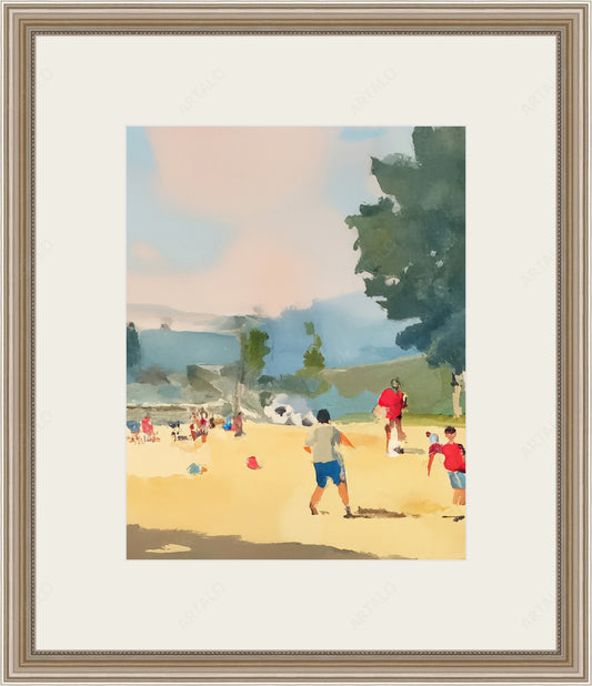 Frame, Mat and Acrylic SimulArt