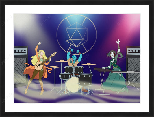 Frame, Mat and Acrylic SimulArt